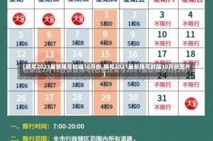 【限号2021最新限号时间10月份,限号2021最新限号时间10月份图片】