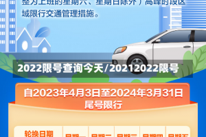 2022限号查询今天/20212022限号