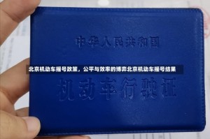 北京机动车摇号政策，公平与效率的博弈北京机动车摇号结果