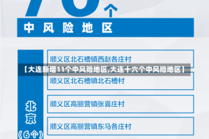 【大连新增11个中风险地区,大连十六个中风险地区】