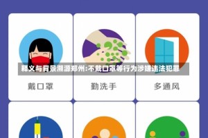 释义与背景溯源郑州:不戴口罩等行为涉嫌违法犯罪