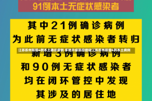 江苏苏州新增6例本土确诊病例 多地升级防控措施江苏苏州新增6例本土病例