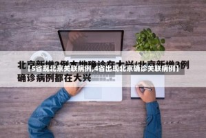 【5省现北京关联病例,4省出现北京确诊关联病例】