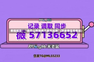 教程辅助！“微乐山西麻将万能开挂器”(原来确实是有挂)