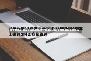 辽宁新增45例本土确诊病例/辽宁新增45例本土确诊病例是哪里的