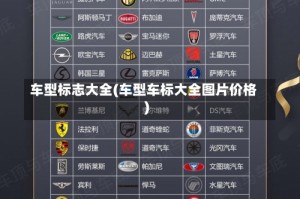 车型标志大全(车型车标大全图片价格)