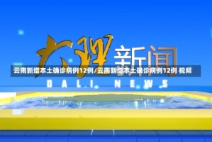 云南新增本土确诊病例12例/云南新增本土确诊病例12例 视频