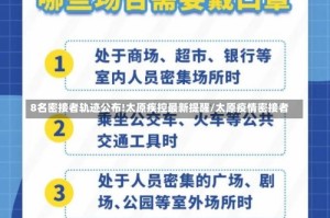 8名密接者轨迹公布!太原疾控最新提醒/太原疫情密接者