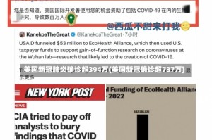 美国新冠肺炎确诊超394万(美国新冠确诊超737万)