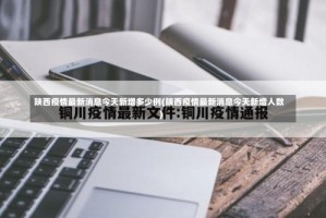 陕西疫情最新消息今天新增多少例(陕西疫情最新消息今天新增人数)