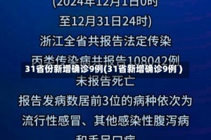 31省份新增确诊9例(31省新增确诊9例 )