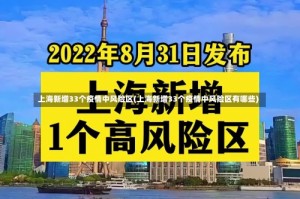 上海新增33个疫情中风险区(上海新增33个疫情中风险区有哪些)