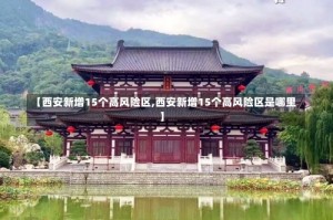 【西安新增15个高风险区,西安新增15个高风险区是哪里】