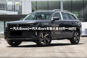 一汽大众suv(一汽大众suv车型大全10万一20万)