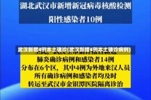 武汉新增4例本土确诊(武汉新增4例本土确诊病例)