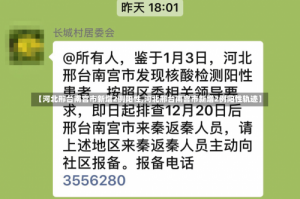 【河北邢台南宫市新增2例阳性,河北邢台南宫市新增2例阳性轨迹】