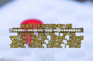 广州新增确诊21例无症状8例(广州新增1例无症状感染者最新消息)