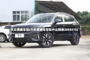 大众普通车型(大众普通车型配什么韩泰2055516)