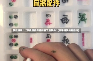 教程辅助！“手机麻将开挂神器下载软件”(原来确实是有插件)