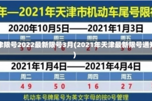 天津限号2022最新限号3月(2021年天津最新限号通知)