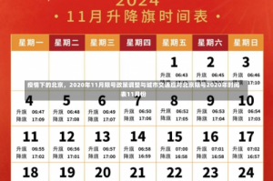 疫情下的北京，2020年11月限号政策调整与城市交通应对北京限号2020年时间表11月份