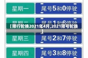 【限行轮换2021年4月,2021限号轮换】