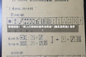 教程辅助！“网上打麻将到底有没有挂”(确实是有挂)-知乎!