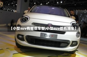 【小型suv有哪些车型,小型suv都有啥车】