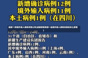 成都11例境外输入病例详情公布(成都疫情溯源一起境外输入病例关联的本土疫情)