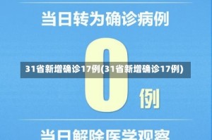 31省新增确诊17例(31省新增确诊17例)