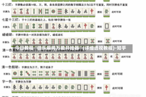 今日教程“微乐麻将万能开挂器”(详细透视教程)-知乎