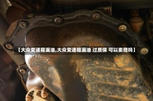 【大众变速箱漏油,大众变速箱漏油 过质保 可以索赔吗】