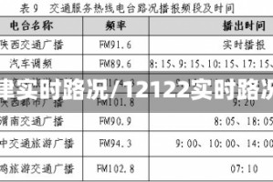 天津实时路况/12122实时路况