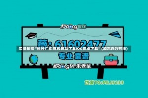 实操教程“雀神广东麻将辅助下载IOS安卓下载”(原来真的有挂)