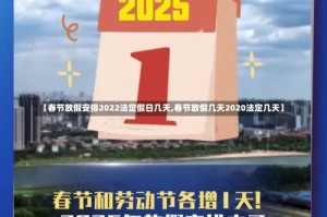 【春节放假安排2022法定假日几天,春节放假几天2020法定几天】