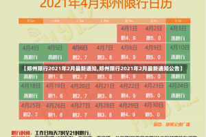 【郑州限行2021年2月最新通知,郑州限行2021年2月最新通知公告】