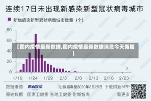 【国内疫情最新数据,国内疫情最新数据消息今天新增】