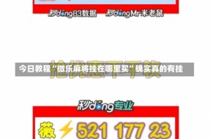 今日教程“微乐麻将挂在哪里买”确实真的有挂