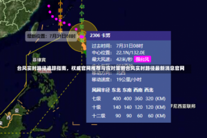 台风实时路径追踪指南，权威官网推荐与应对策略台风实时路径最新消息官网