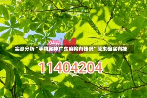 实测分析“手机雀神广东麻将有挂吗”原来确实有挂