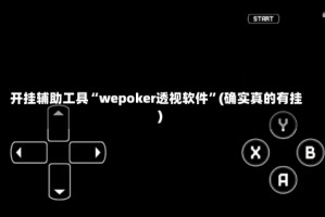 开挂辅助工具“wepoker透视软件”(确实真的有挂)