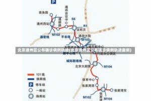 北京通州区公布确诊病例轨迹(北京通州区公布确诊病例轨迹最新)