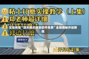 实操教程“微乐踢坑辅助软件免费”全程揭秘开挂教程