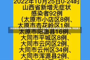 【北京新增1例本地确诊病例在顺义,北京新增2例本地新冠肺炎确诊病例 均在顺义区】