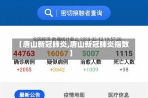 【唐山新冠肺炎,唐山新冠肺炎指数】
