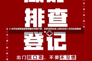 21日河北疫情速报新增确诊突破千例，石家庄邢台进入战时状态21日河北疫情速报