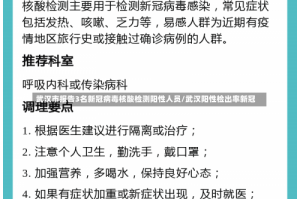 武汉市报告3名新冠病毒核酸检测阳性人员/武汉阳性检出率新冠