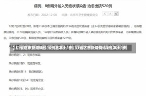 31省区市新增确诊10例含本土1例/31省区市新增确诊3例 本土1例