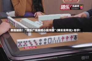 教程辅助！“微乐广东麻将小程序挂”(确实是有挂)-知乎!