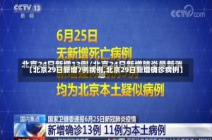 【北京29日新增7例病例,北京29日新增确诊病例】